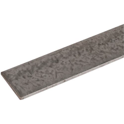 Down conductor lightning. Flat section in galvanized steel 105mm² 2