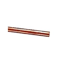Down conductor lightning. Round section in solid copper Ø6mm 2