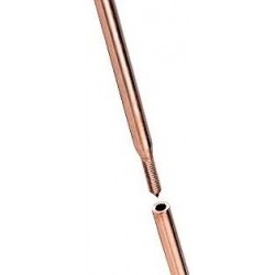 Self-extending copper earth stake. Diameter 19mm. 2